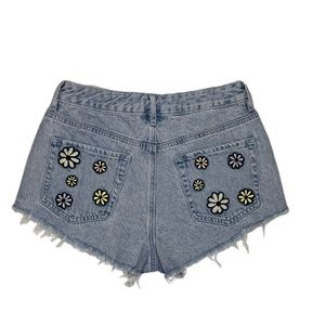 PacSun Flower Patch High Rise Festival Shorts 27